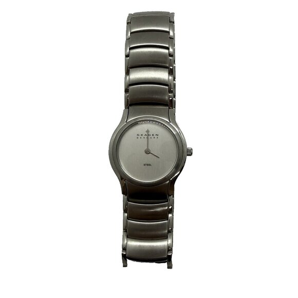 Skagen Denmark Steel Women's Silver Tone Watch 256SSXC All Stainless Steel Slim - Picture 1 of 8